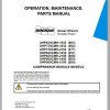 Ingersoll Rand Compressor Module XHP825CMH Parts Manual Operating and Maintenance Manual 2012 1