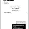 Ingersoll Rand Compressor Module XHP900CM Parts Manual Operating and Maintenance Manual 2012 1