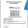 Ingersoll Rand Compressor Module XHP900CMH Parts Manual Operating and Maintenance Manual 2012 1