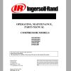 Ingersoll Rand Compressor Module XP650CMH Parts Manual Operating and Maintenance Manual 2012 1