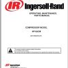 Ingersoll Rand Compressor Modules HP185CM Parts Manual Operation and Maintenance Manual 2013