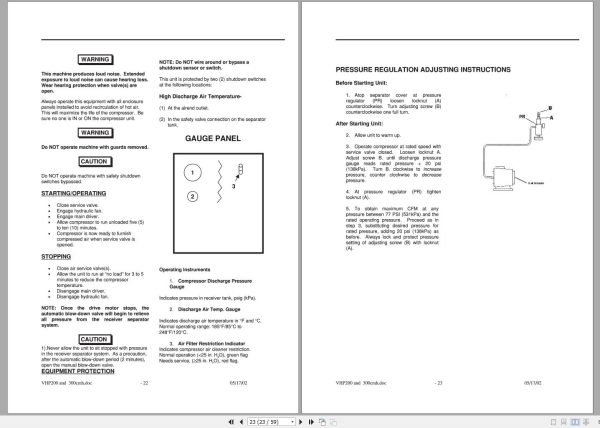 Ingersoll Rand Compressor Modules VHP200CMH Part Manual Operation and Maintenance Manual 2013 1