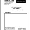 Ingersoll Rand Compressor Modules VHP300CM Part Manual Operation and Maintenance Manual 2013