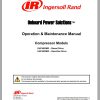 Ingersoll Rand Compressor Modules VHP40RMD Part Manual Operation and Maintenance Manual 2013 1