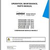 Ingersoll Rand Compressor Modules VHP550CMH Part Manual Operation and Maintenance Manual 2013 1