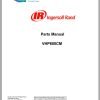 Ingersoll Rand Compressor Modules VHP600CM Part Manual 2013