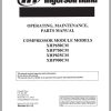 Ingersoll Rand Compressor Modules XHP650CM Part Manual Operation and Maintenance Manual 2013