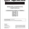 Ingersoll Rand Compressor Modules XHP750CM Part Manual Operation and Maintenance Manual 2013 1