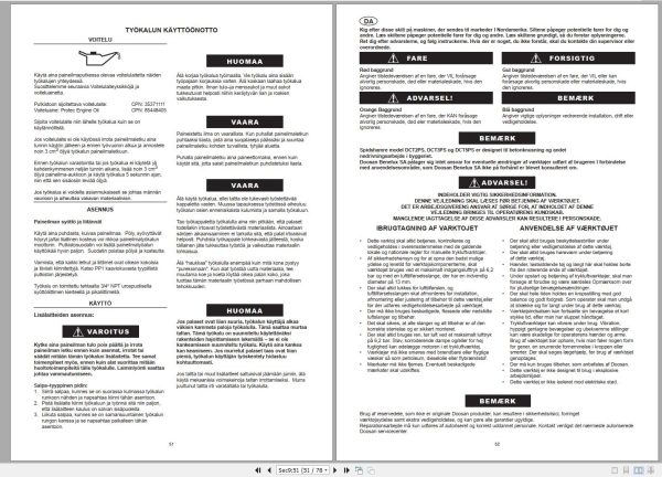 Ingersoll Rand Construction Tool DCT2PS Operation and Maintenance Manual 2013 1
