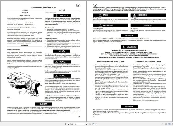 Ingersoll Rand Construction Tool IR10PV Operation and Maintenance Manual 2013 1