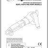 Ingersoll Rand Construction Tool IR2PS Operation and Maintenance Manual 2013