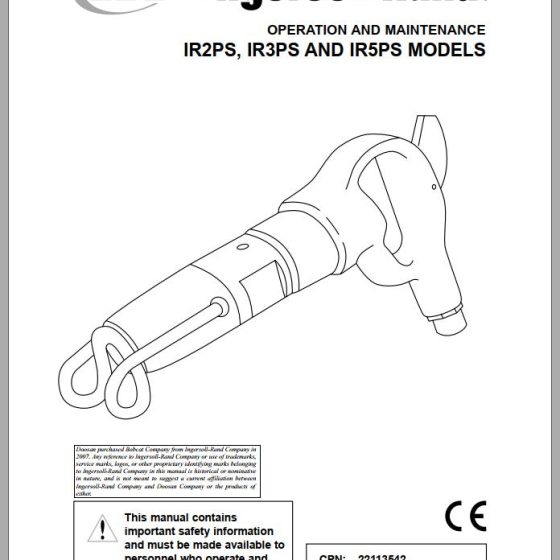 Ingersoll Rand Construction Tool IR5PS Operation and Maintenance Manual