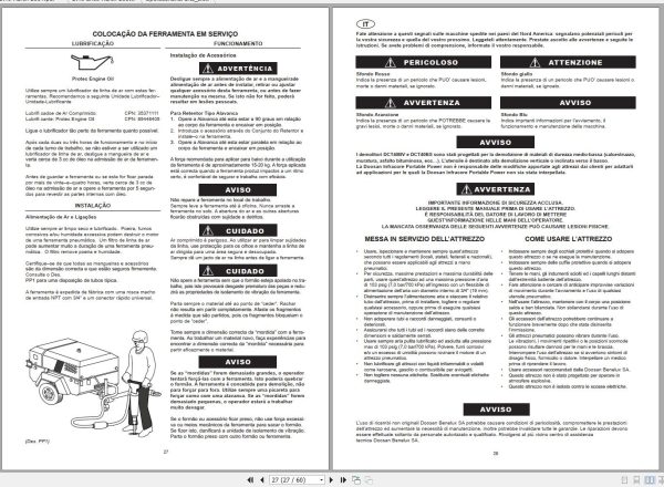 Ingersoll Rand Construction Tool IR40BV IR40BS Parts Manual Operation and Maintenance Manual 2013 2