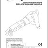 Ingersoll Rand Construction Tool IR5PS Operation and Maintenance Manual 2013
