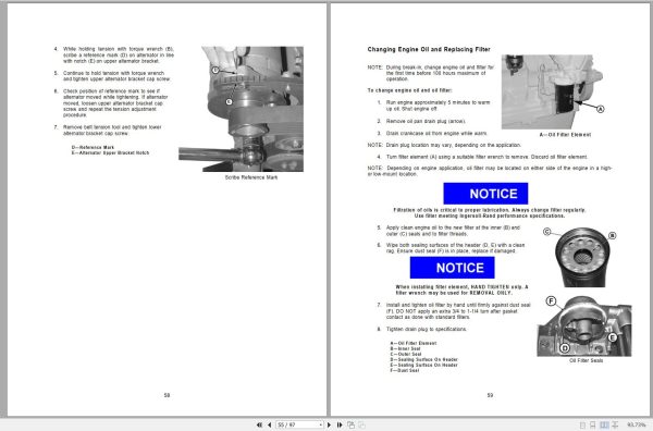 Ingersoll Rand Generator 4IRD5TE Engine Owners Manual 2012 1