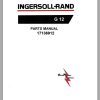 Ingersoll Rand Generator G12 Parts Manual 2013 1