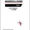 Ingersoll Rand Generator G200 Parts Manual 2018