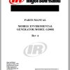 Ingersoll Rand Generator G200 Parts Manual 2018 1