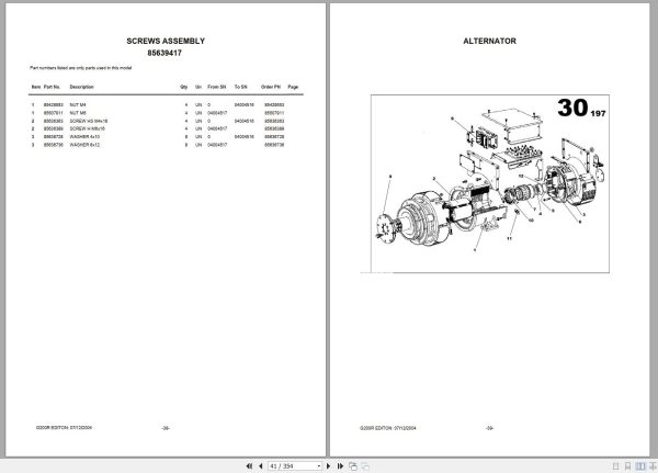Ingersoll Rand Generator G200 Parts Manual 2018 2