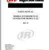 Ingersoll Rand Generator G22 Parts Manual 2013
