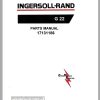 Ingersoll Rand Generator G22 Parts Manual 2013 1