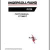 Ingersoll Rand Generator G220 Parts Manual 2013 1