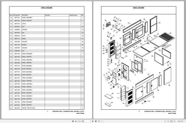 Ingersoll Rand Generator G265 Parts Manual 2017 1