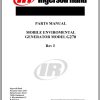 Ingersoll Rand Generator G270 Parts Manual 2013