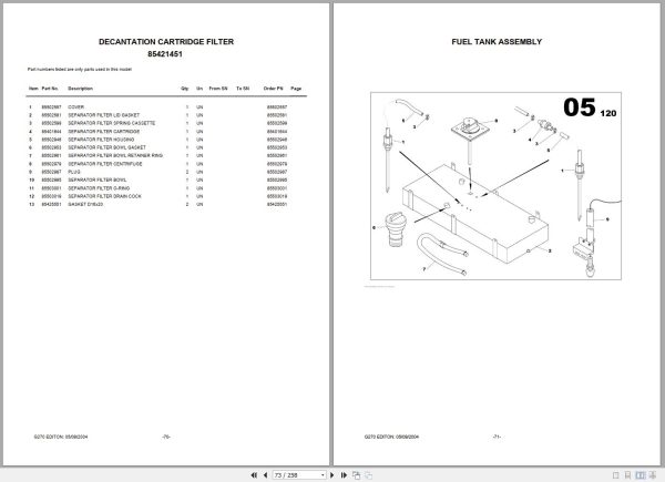 Ingersoll Rand Generator G270 Parts Manual 2013 2