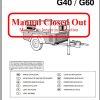 Ingersoll Rand Generator G40 Parts Manual 2015