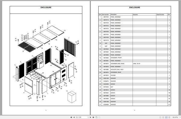 Ingersoll Rand Generator G430 Parts Manual 2017 1