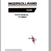 Ingersoll Rand Generator G440 Parts Manual 2013