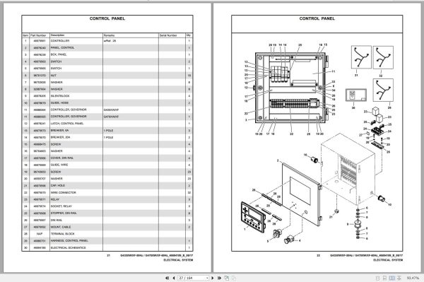 Ingersoll Rand Generator G470 Parts Manual 2017 1