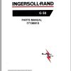 Ingersoll Rand Generator G50 Parts Manual 2013