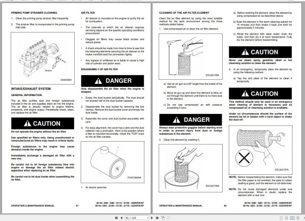 Ingersoll Rand Generator G65 XW XF Operation and Maintenance Manual 2015 1