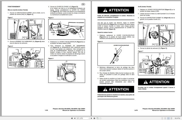 Ingersoll Rand Light Compaction BX 120WH Operating Maintenance Manual 2012 1