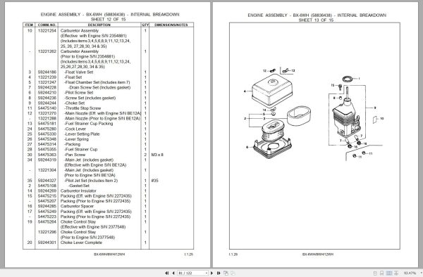 Ingersoll Rand Light Compaction BX 6 Parts Manual Operating and Maintenance Manual 2013 2