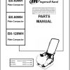 Ingersoll Rand Light Compaction BX 60WH Parts Manual 2013