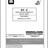 Ingersoll Rand Light Compaction BX 8 Parts Manual Operating and Maintenance Manual 2013