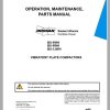 Ingersoll Rand Light Compaction BX 8 Parts Manual Operating and Maintenance Manual 2013 1