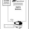Ingersoll Rand Light Compaction DX 500E Parts Manual 2013