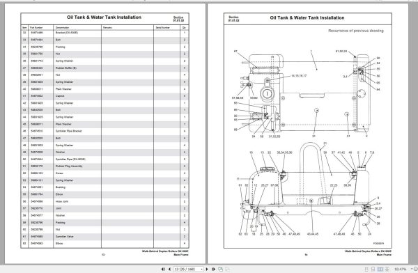 Ingersoll Rand Light Compaction DX 500E Parts Manual 2013 1