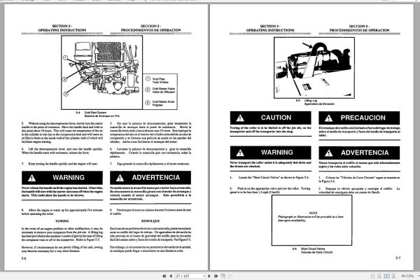 Ingersoll Rand Light Compaction DX 70 Operating Maintenance Manual 2012 1
