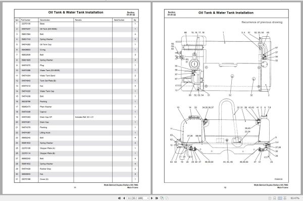 Ingersoll Rand Light Compaction DX 700E Parts Manual 2013 1