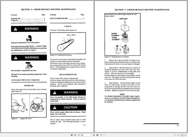 Ingersoll Rand Light Compaction HX40 Parts Manual Operating and Maintenance Manual 2012 1
