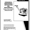 Ingersoll Rand Light Compaction HXR40 Parts Manual Operating and Maintenance Manual 2013
