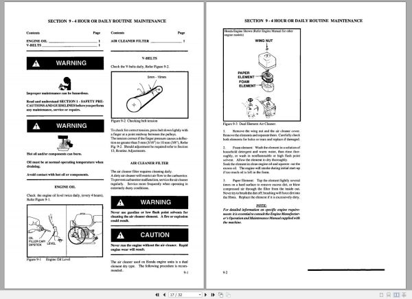Ingersoll Rand Light Compaction HXR55 Parts Manual Operating and Maintenance Manual 2013 1