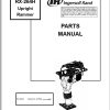 Ingersoll Rand Light Compaction RX 264H Parts Manual 2013