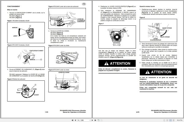 Ingersoll Rand Light Compaction RX 344H Operating Maintenance Manual 2012 1