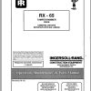 Ingersoll Rand Light Compaction RX 65 Parts Manual Operating and Maintenance Manual 2012 1